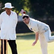 Rehman Ullah returned figures of 5-4 as Westcott bowled Faringdon out for just 22    Picture: Ric Mellis