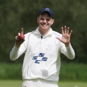 Tom Gubbins, pictured after taking six wickets in 2016, repeated the feat in Stonesfield’s win over Marsh Gibbon