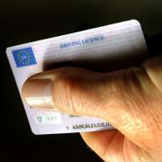 File photo of a driving licence. Picture: PA