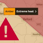Temperatures, which are potentially “record-breaking”, are expected to reach 35°C and 36°C across the county
