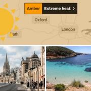 Temperatures will be hotter than Ibiza this week in Oxford