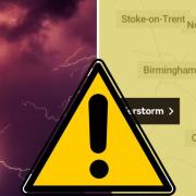 When will thunderstorms hit Oxfordshire?
