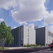 Artist's impression of new TVP technical services building in Bicester