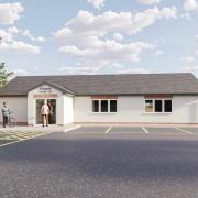 Concept picture of new Fritwell Village hall.