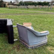 Fly tipping at Villiers Road, Kings End, Bicester