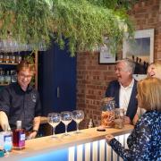 Inside Sky Wave Gin's new gin and cocktail bar at Bicester Heritage