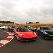 Drivers will have a choice of cars including Ferraris, Lamborghinis, Aston Martins and more