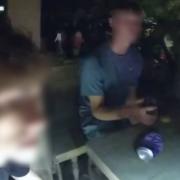 Police in Cherwell said they found a couple of kids smoking weed and drinking in a local park