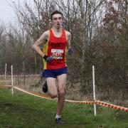 Bicester's Ben West on his way to victory in the under 17 men's race in the Chiltern League Picture: Barry Cornelius
