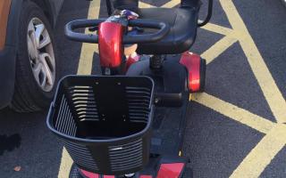 Elderly lady on mobility scooter spotted stealing concrete slabs from garden at 4am