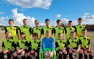 Bicester Town Colts U11 in their new kit