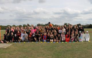 The Bicester School race for life event